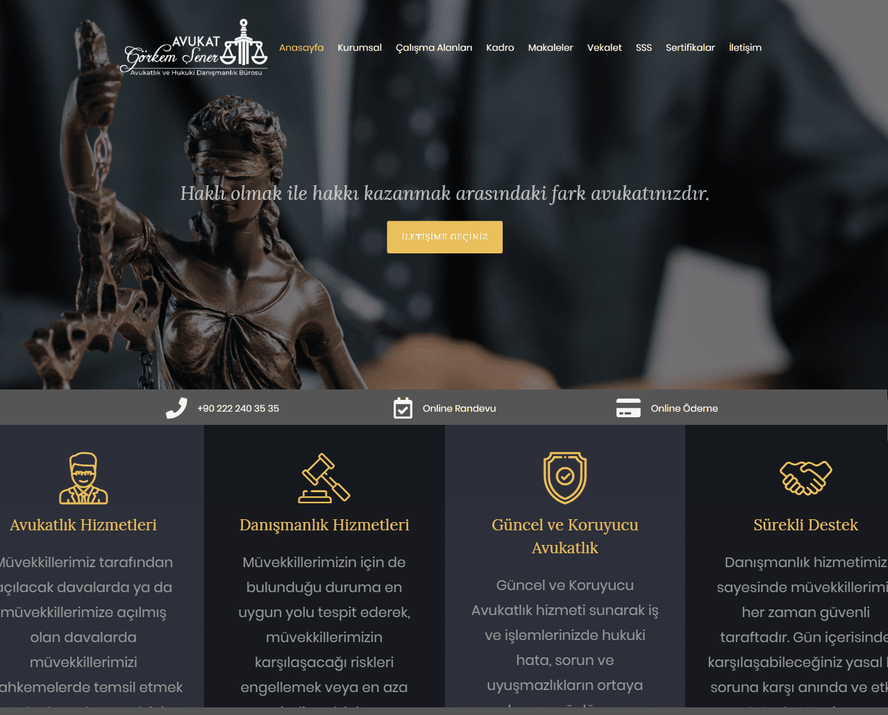 Av. Görkem ŞENER Kişisel Web Sayfası
