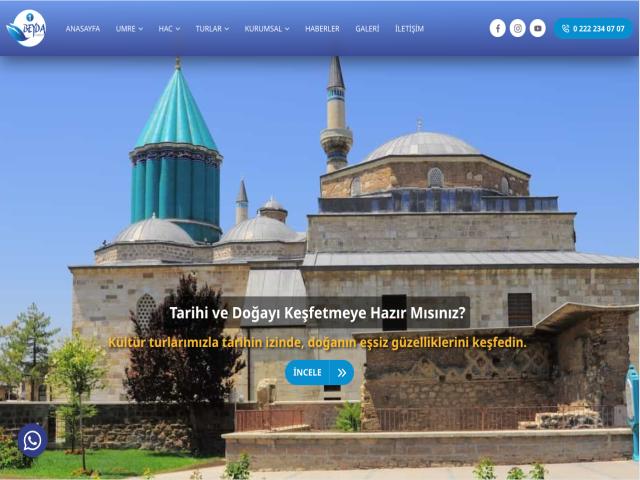 Beyda Turizm Web Sayfası