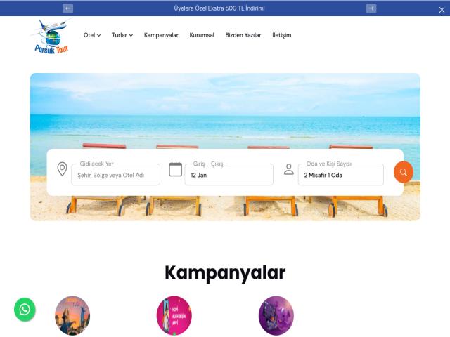 Porsuk Tur Web Sayfası