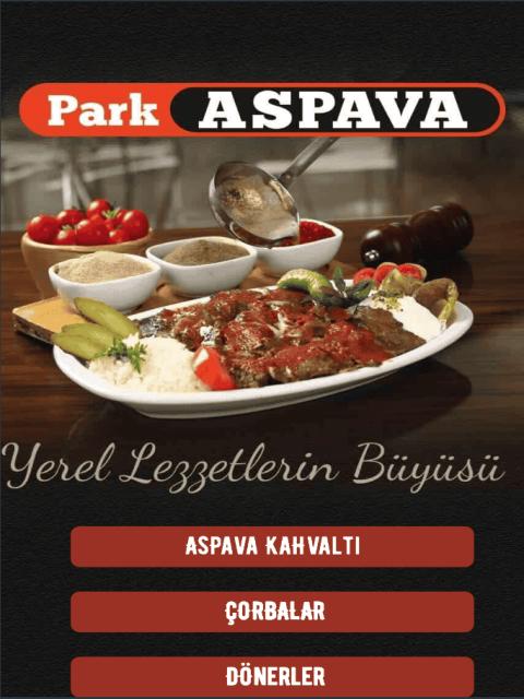 Park Aspava QR Menü Tasarımı