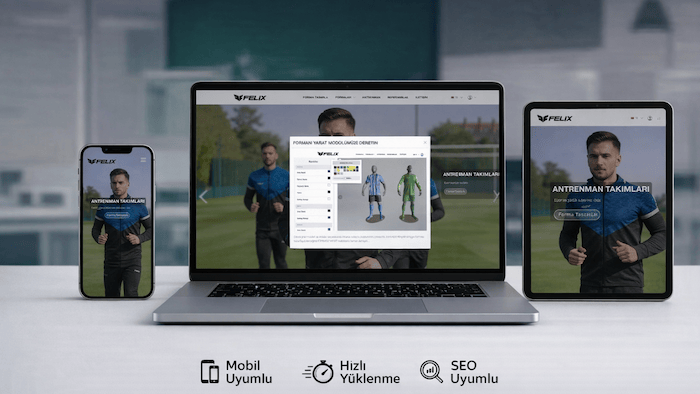 Felix Sport Kurumsal Web Sayfası